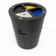 GENEVE AM Cosuri reciclare cu design modern din metal cu compartiment pentru tigari GENEVE AM Cosuri reciclare cu design modern din metal cu compartiment pentru tigari