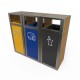 KUOKIO AS Set moderna de reciclare cu decor din lemn KUOKIO AS Set moderna de reciclare cu decor din lemn