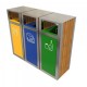 KUOKIO AS Set moderna de reciclare cu decor din lemn KUOKIO AS Set moderna de reciclare cu decor din lemn