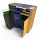 KUOKIO BS Monobloc pentru reciclare selectiva din otel inoxidabil KUOKIO BS Monobloc pentru reciclare selectiva din otel inoxidabil