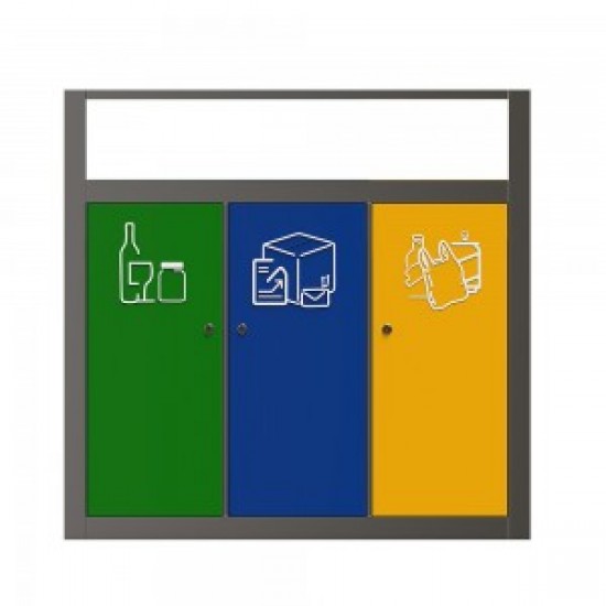 KUOKIO BS Monobloc pentru reciclare selectiva din otel inoxidabil KUOKIO BS Monobloc pentru reciclare selectiva din otel inoxidabil