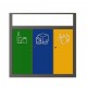 KUOKIO BS Monobloc pentru reciclare selectiva din otel inoxidabil KUOKIO BS Monobloc pentru reciclare selectiva din otel inoxidabil