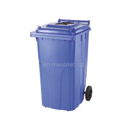 Europubela plastic albastru 240 L - separare hartie SULO - Transport inclus Europubela plastic albastru 240 L - separare hartie SULO - Transport inclus