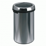 Cos de gunoi cu capac rabatabil, inox, 40 L Cos de gunoi cu capac rabatabil, inox, 40 L