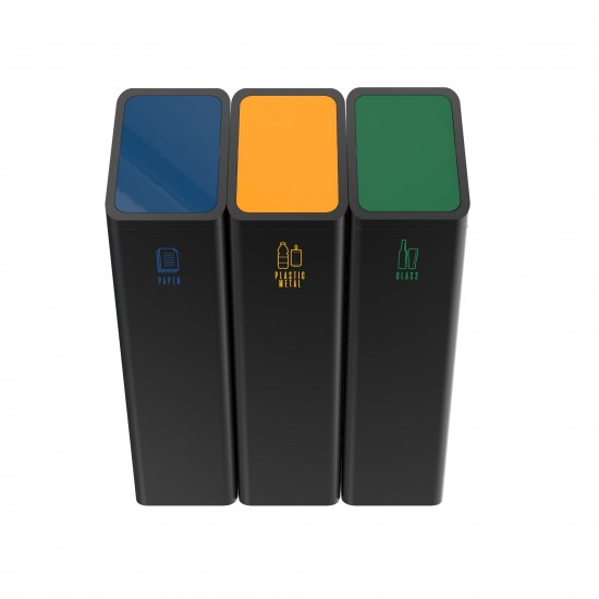 Cos de gunoi pentru colectare selectiva a gunoiului, BONANZA PC, 35L, 60L, 100L Cos de gunoi pentru colectare selectiva a gunoiului, BONANZA PC, 35L, 60L, 100L