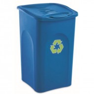 Tomberoane pentru reciclare deseuri 50L, culori: albastru, galben, verde, maro