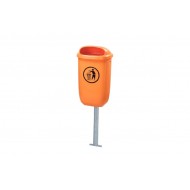 Cos stradal 50 l - portocaliu Cos stradal 50 l - portocaliu