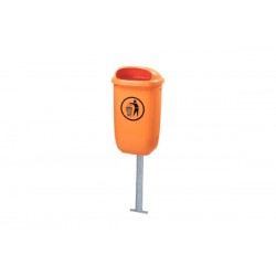 Cos stradal 50 l - portocaliu