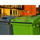 Container HDPE CLE 1100L cu capac rotund verde - Transport inclus