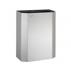 Cos de gunoi, inel prindere sac, inox satinat, Mediclinics, 25L