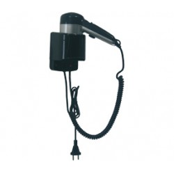 Uscator par hotelier, pozitionare verticala, 1240W, negru, Mediclinics Uscator par hotelier, pozitionare verticala, 1240W, negru, Mediclinics