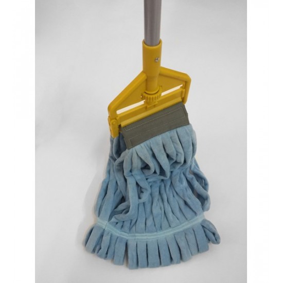 Set mop microfibra, Rezerva mop + coada aluminiu 1,2m, Limpio Set mop microfibra, Rezerva mop + coada aluminiu 1,2m, Limpio