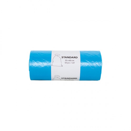 Saci menajeri standard albastrii, 40 L, Alufix, 50 buc/rola Saci menajeri standard albastrii, 40 L, Alufix, 50 buc/rola