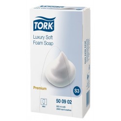 Sapun spuma pentru dozatorul electronic aluminiu Tork, 800ml Sapun spuma pentru dozatorul electronic aluminiu Tork, 800ml