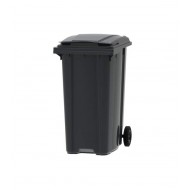 Container din plastic, 360 L, Negru