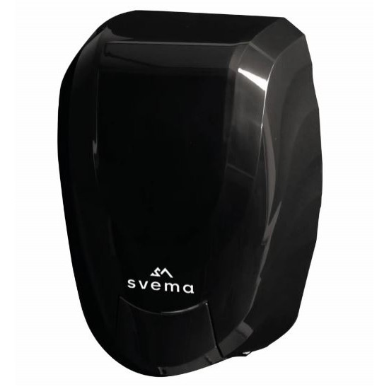 Dozator manual EVEREST-M pentru sapun abraziv, negru, 2000 ml - rezerve proprii