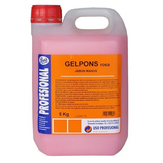 Sapun lichid Asevi Gelpons roz, 5L Sapun lichid Asevi Gelpons roz, 5L