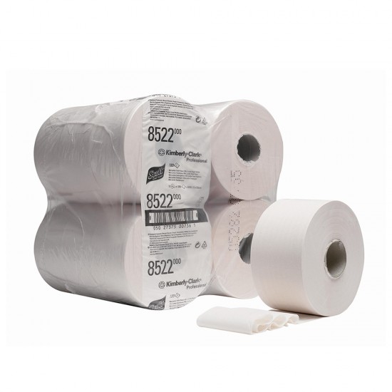 Hartie igienica Mini Jumbo Kimberly-Clark, alb, 2str, 180m, 12role/bax Hartie igienica Mini Jumbo Kimberly-Clark, alb, 2str, 180m, 12role/bax