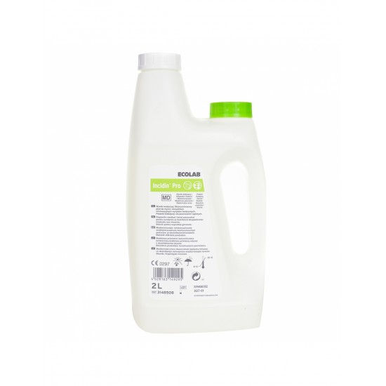 Detergent Dezinfectant Incidin Pro pentru unitati sanitare, Ecolab, 2l, cu aviz biocid
