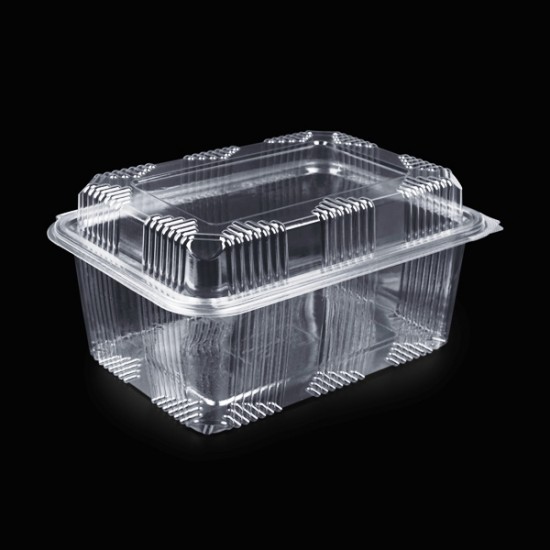 Caserola plastic 2000 gr cu capac inalt - 348 x 232 x 113mm - 300 buc Caserola plastic 2000 gr cu capac inalt - 348 x 232 x 113mm - 300 buc
