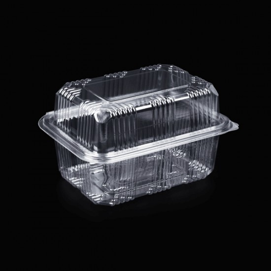 Set de 800 bucati, Caserola plastic 500 gr cu capac inalt, 93 x 230,5 x 151mm