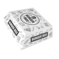 Hamburger box Urban - 13x13x9.5cm mare - 100 buc.