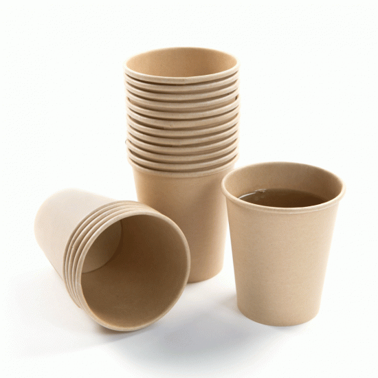 Pahare carton natur - 16 oz (475 ml) - 100 buc. Pahare carton natur - 16 oz (475 ml) - 100 buc.