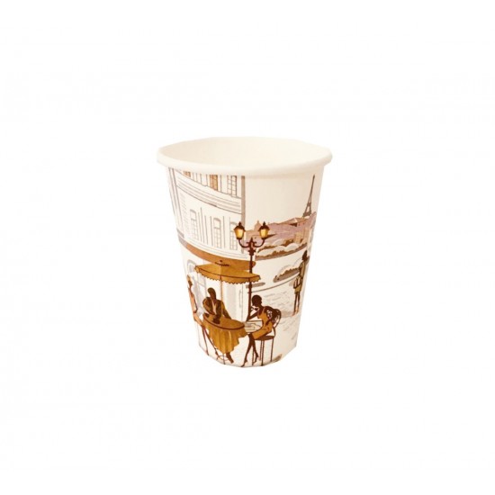 Pahare carton, 8 oz (236ml) - 100 buc. Pahare carton, 8 oz (236ml) - 100 buc.
