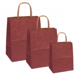Set 100 bucati, Pungi natur, colorate bordo la exterior, 16x8x21 cm Set 100 bucati, Pungi natur, colorate bordo la exterior, 16x8x21 cm