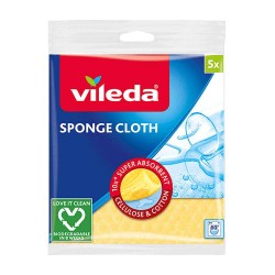 Lavete umede Vileda Sponge Cloth Aqua, 5 buc./set Lavete umede Vileda Sponge Cloth Aqua, 5 buc./set