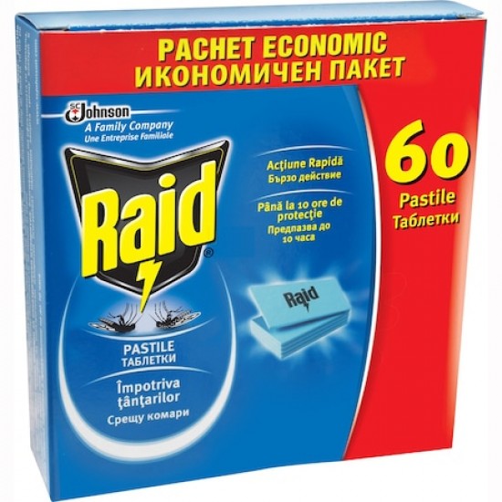 RAID PASTILE 60 BUC