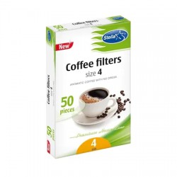 STELLA Filtru Cafea Nr.4 50/set STELLA Filtru Cafea Nr.4 50/set