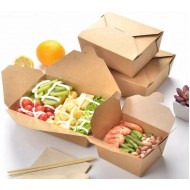 Cutie de meniu,  kraft,  500ml, 50 buc/set