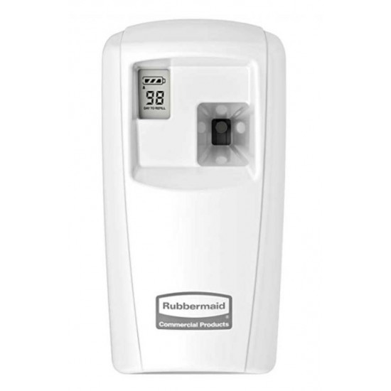 Dispenser alb, programabil, pentru odorizanti, 75 ml - Microburst 3000, Rubbermaid