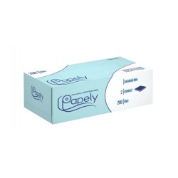 Servetele faciale cu 2 straturi, 200 bucati/cutie, Papely