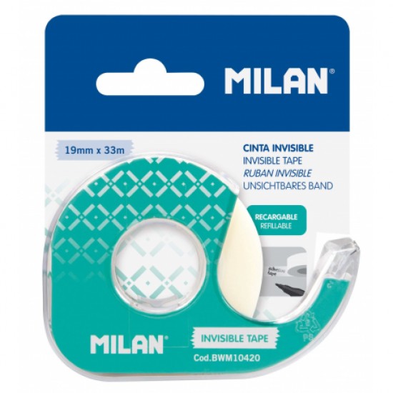 Banda adeziva 19x33 invizibila cu suport milan bwm10420 Banda adeziva 19x33 invizibila cu suport milan bwm10420