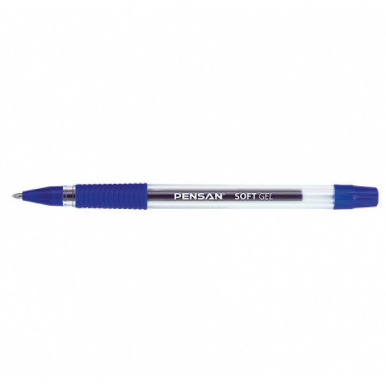 Pix pensan soft gel 0.7mm albastru Pix pensan soft gel 0.7mm albastru