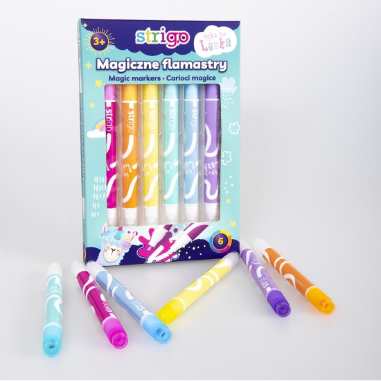 STRIGO Magic Markers Lenka 6 buc/set STRIGO Magic Markers Lenka 6 buc/set