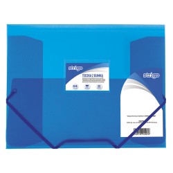 Mapa Strigo A4 cu elastic, albastru Mapa Strigo A4 cu elastic, albastru