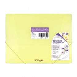 Mapa Strigo A4 cu elastic, PASTEL GALBEN Mapa Strigo A4 cu elastic, PASTEL GALBEN