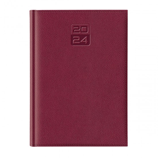 Agenda Dakota, A5, datata, hartie ivory, coperta bordeaux Agenda Dakota, A5, datata, hartie ivory, coperta bordeaux