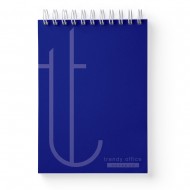 Blocnotes, Trendy blue, cu spira, A5, 70 file, dictando Blocnotes, Trendy blue, cu spira, A5, 70 file, dictando