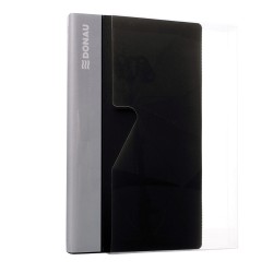 Clasor pentru carti de vizita Donau, 120 carti vizita, negru Clasor pentru carti de vizita Donau, 120 carti vizita, negru