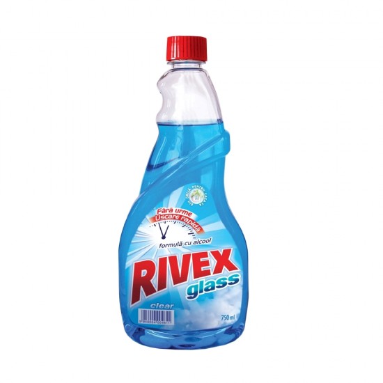 Rezerva detergent Rivex pentru geamuri, 750 ml Rezerva detergent Rivex pentru geamuri, 750 ml