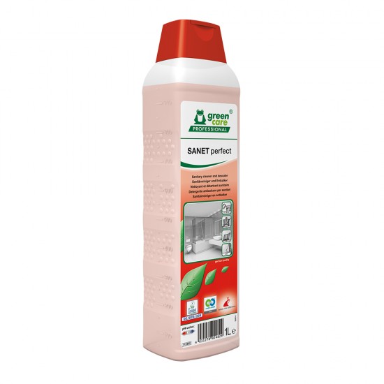 Detergent ecologic pentru spatii sanitare Sanet Perfect, 1 l