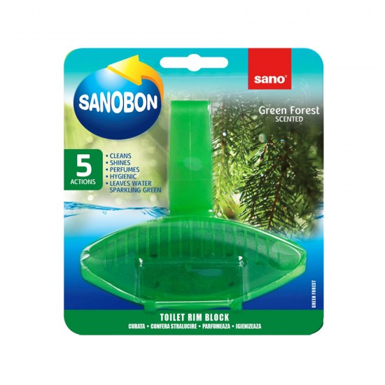 Odorizant toaleta Sano Bon Green, 55 g