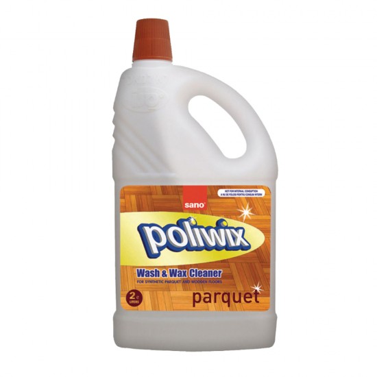 Detergent pardoseala, Sano, Poliwix Parquet, 2 l Detergent pardoseala, Sano, Poliwix Parquet, 2 l