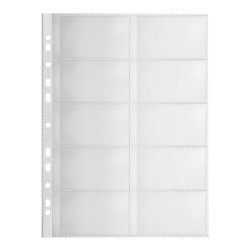 File de protectie Falken, pentru carti de vizita, 120 microni, 10 bucati/set File de protectie Falken, pentru carti de vizita, 120 microni, 10 bucati/set