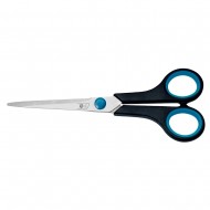 Foarfeca A-series, Soft Grip, 17.8 cm, otel, negru