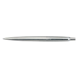Pix cu mecanism, Parker, Jotter, 0.8 mm, plastic, accesorii inox, argintiu Pix cu mecanism, Parker, Jotter, 0.8 mm, plastic, accesorii inox, argintiu